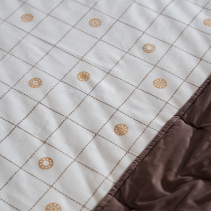 Thodu Hand Block Printed Cotton Bedsheet Set
