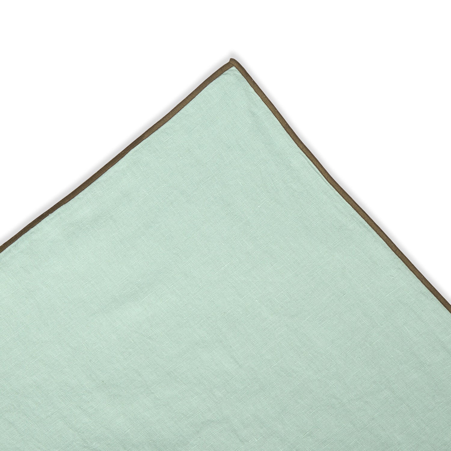 Mint Green Linen Bedsheet Set