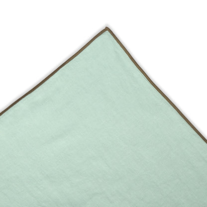 Mint Green Linen Bedsheet Set