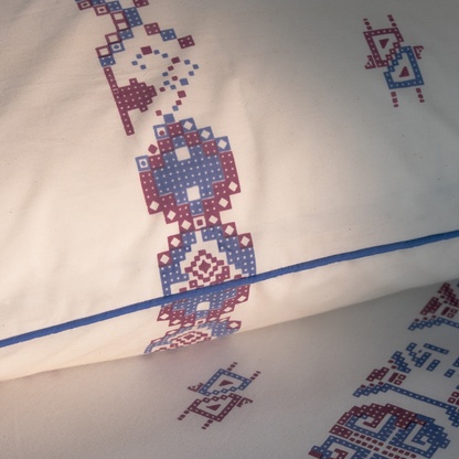 Darra Hand Printed Cotton Bedsheet Set