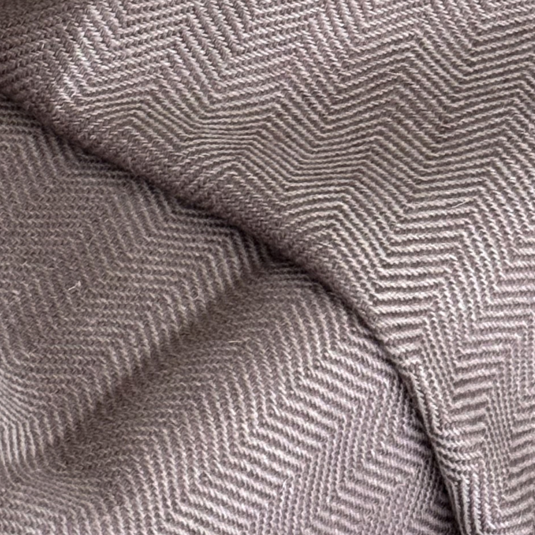 Moraine Brown Merino Hand Woven Woollen Throw