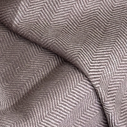 Moraine Brown Merino Hand Woven Woollen Throw