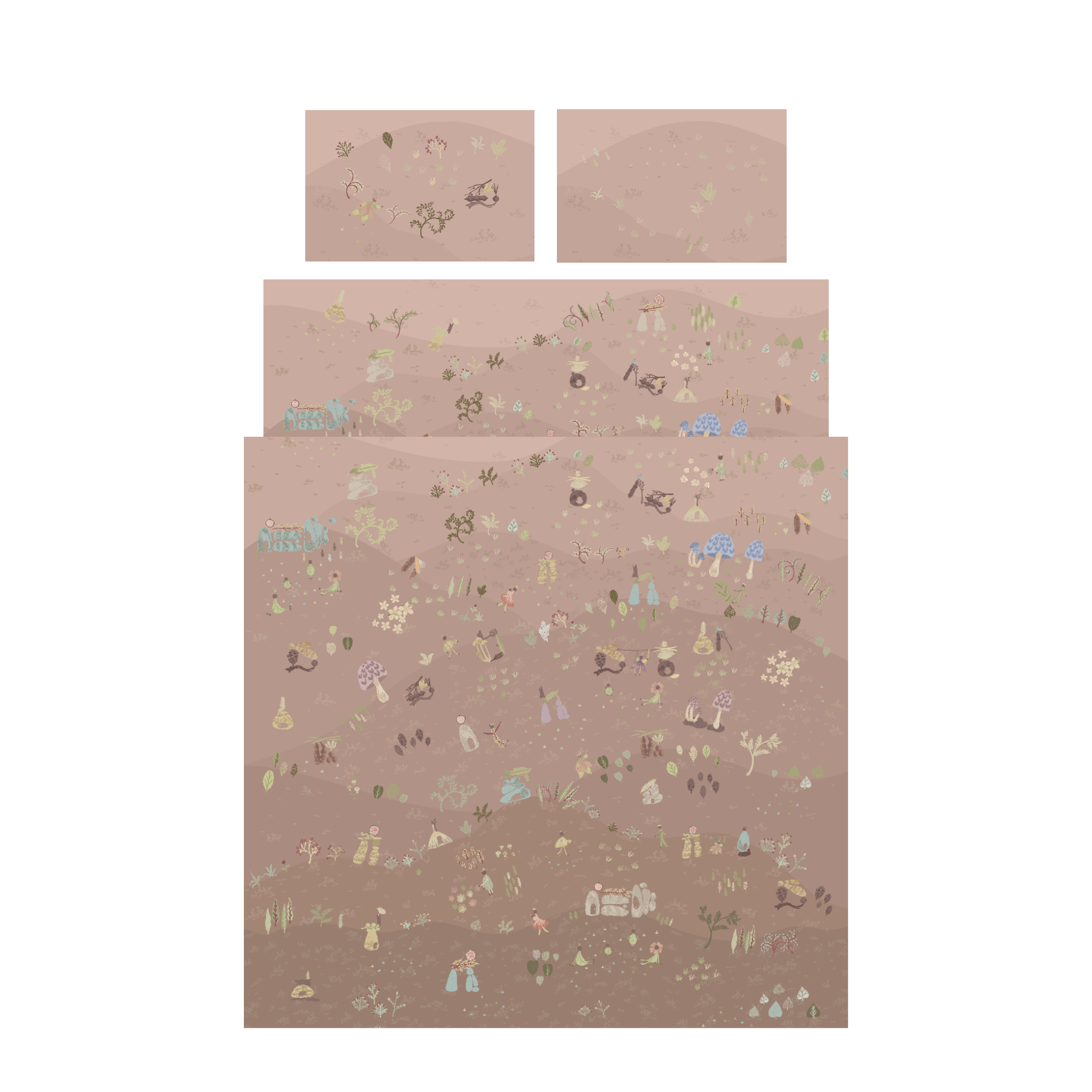 Gardenfolk Percale Cotton Quilt