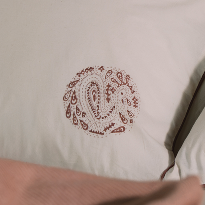 Moro Hand Block Printed Cotton Bedsheet Set