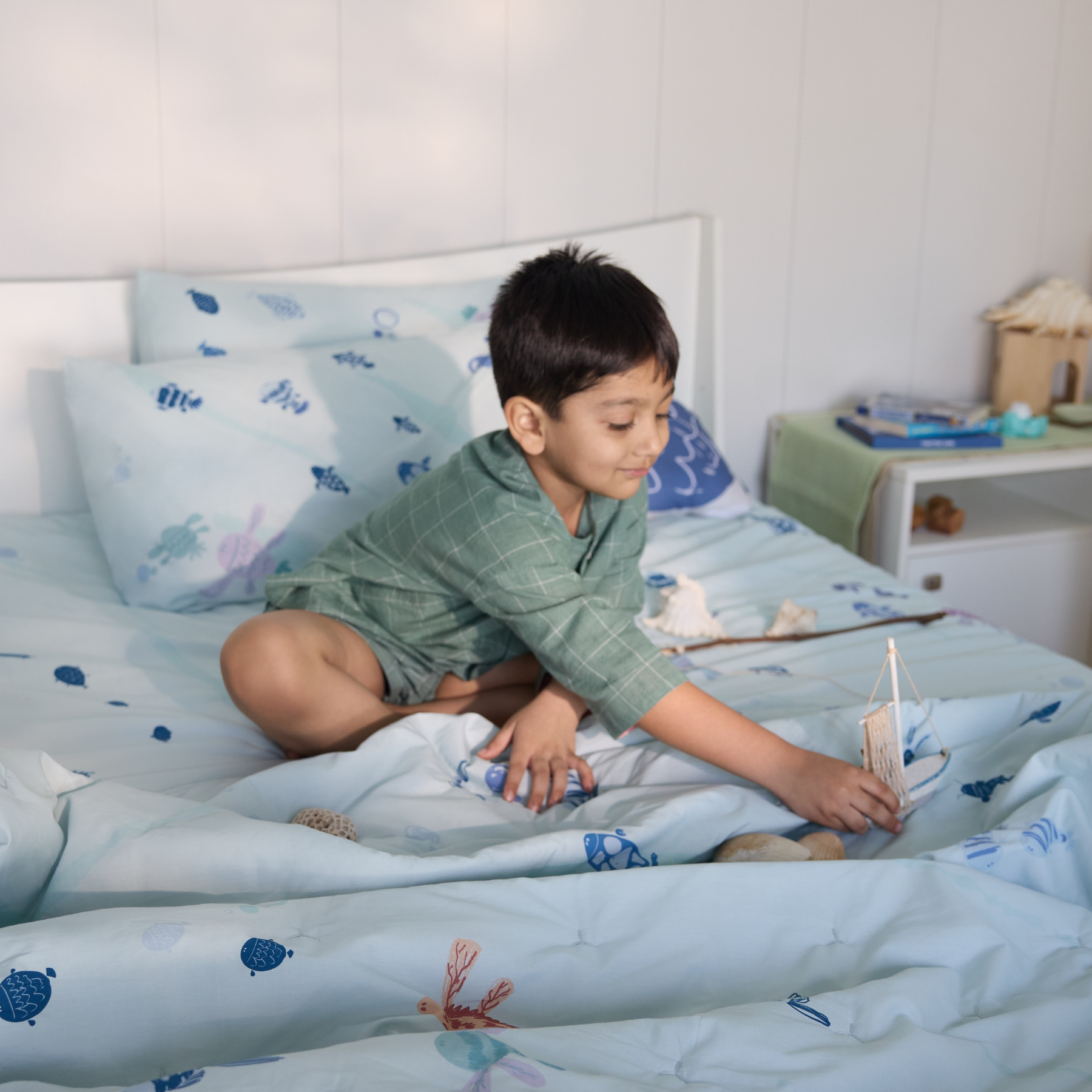 Ripple Tales Percale Cotton Quilt