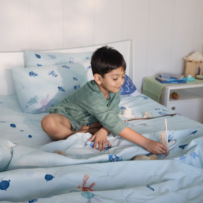Ripple Tales Percale Cotton Quilt