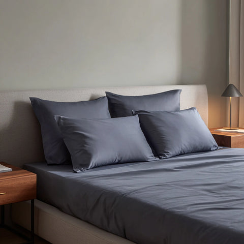Blue Shadow TENCEL™ Bedsheet Set