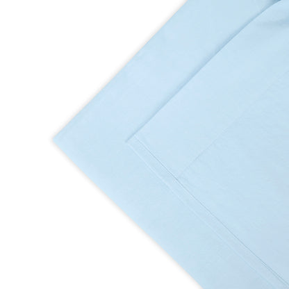 Blue Summer Percale Pillow Cases (Set of 2)