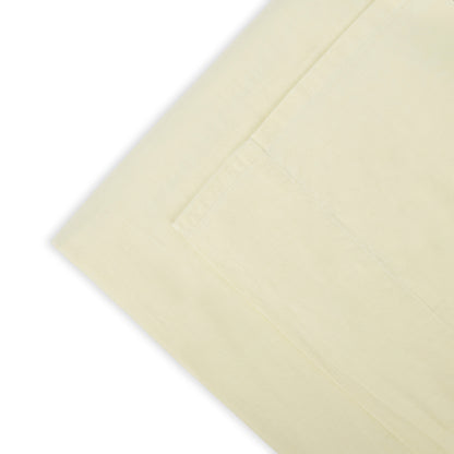 Butter Yellow Percale Pillow Cases (Set of 2)