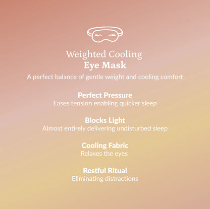 Grey Dawn Weighted Eye Mask