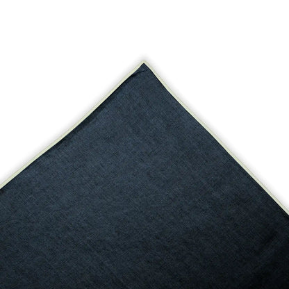 Deep Indigo Linen Bedsheet Set