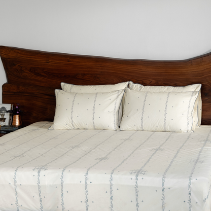 Kalpa Hand Block Printed Cotton Bedsheet Set