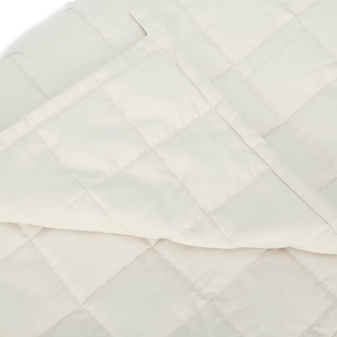 Loom Beige Percale Weighted Blanket