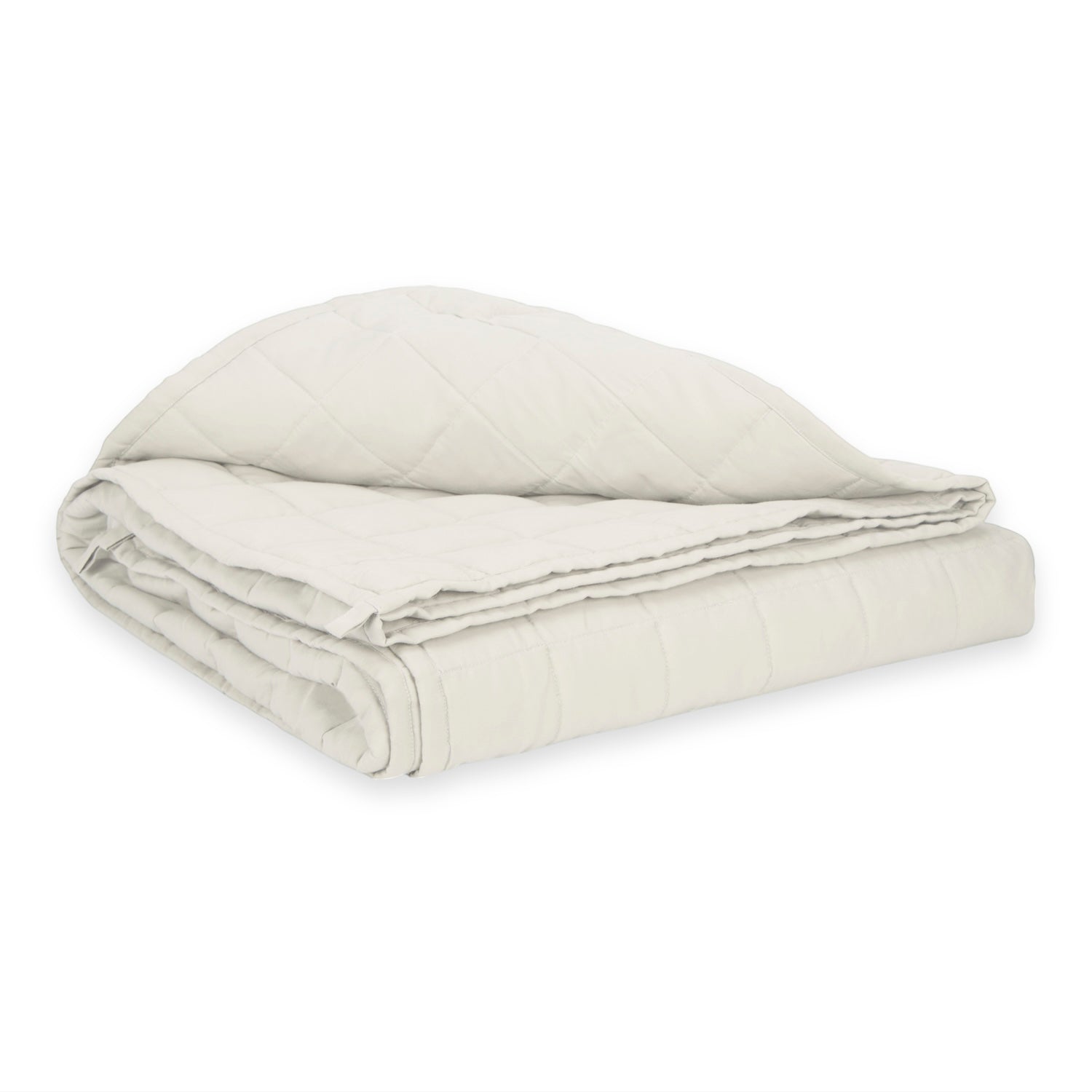 Loom Beige Percale Cooling Weighted Blanket