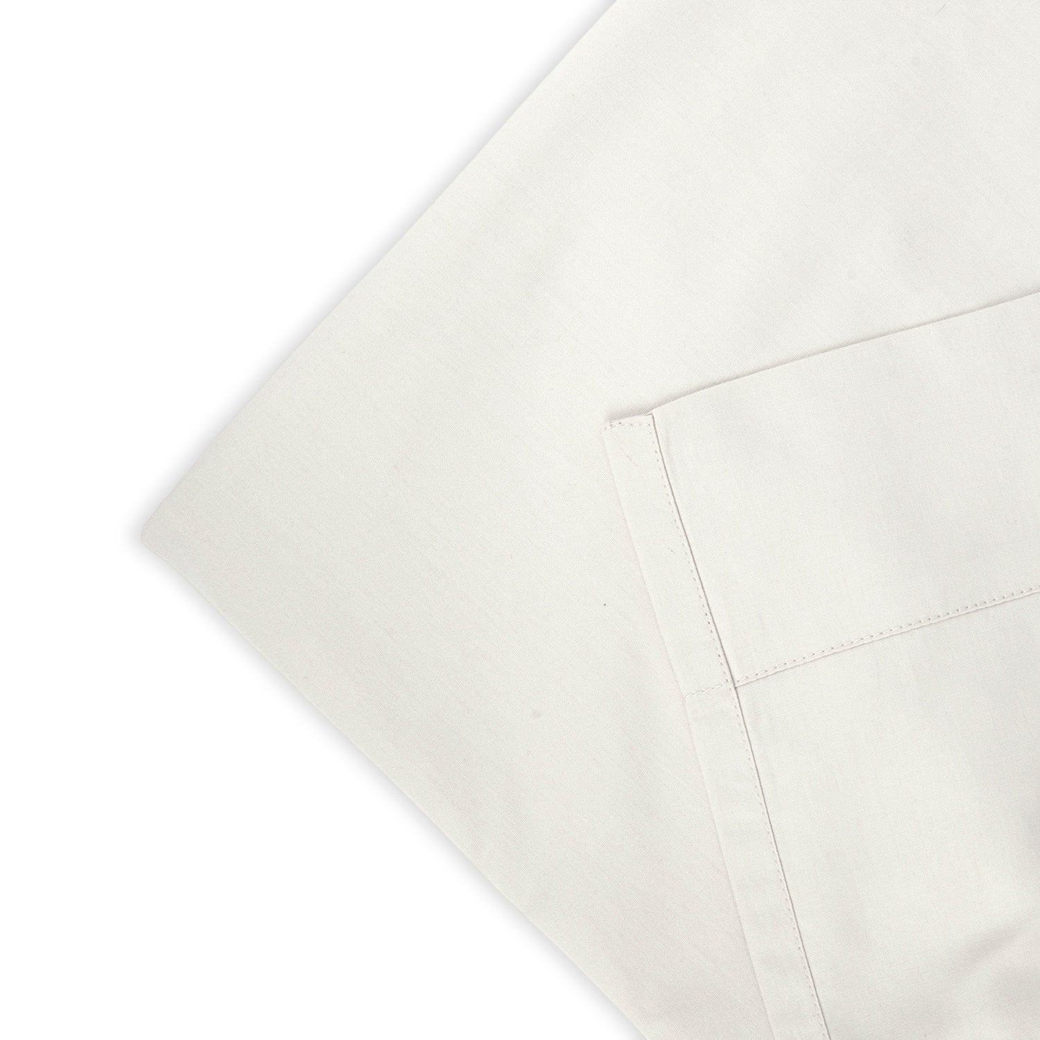 Loom Beige Percale Pillow Cases (Set of 2)