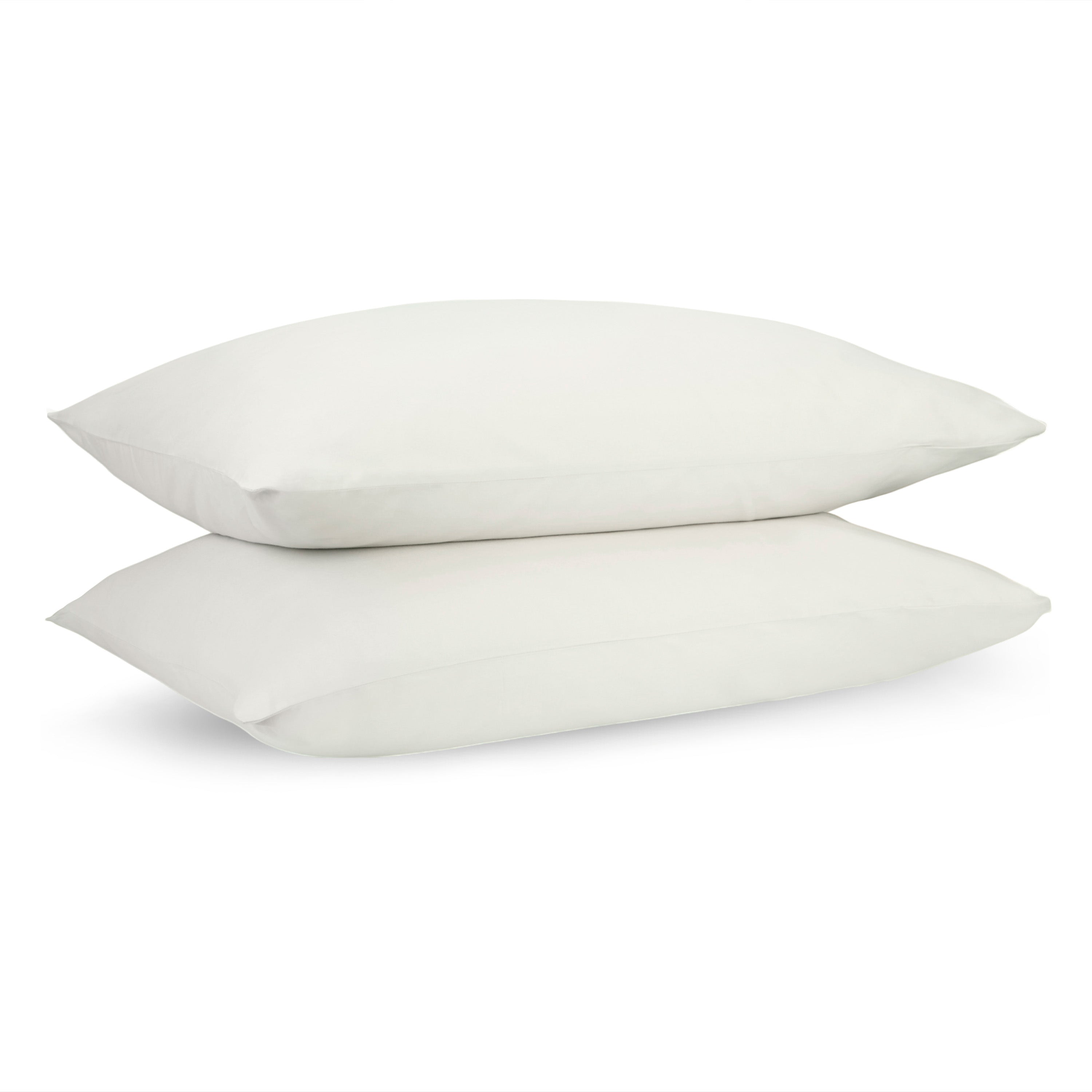Loom Beige Percale Pillow Cases (Set of 2)