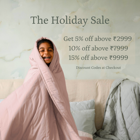 Deep Indigo Linen Bedsheet Set