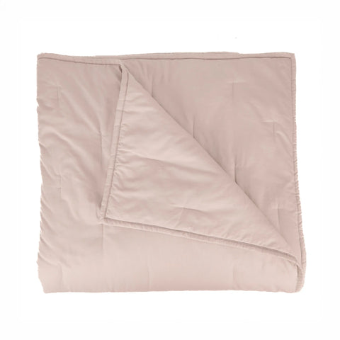 Terra Pink Percale Quilt
