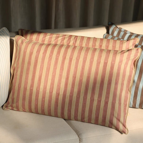 Sunbeam Glow Block Printed Percale Pillow Cases (Set of 2)