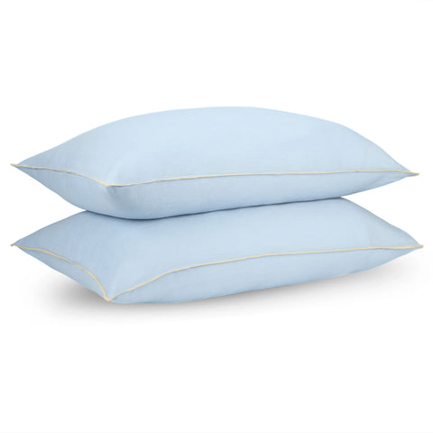 Slate Blue Linen Bedsheet Set