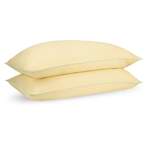 Sunlit Yellow Linen Bedsheet Set