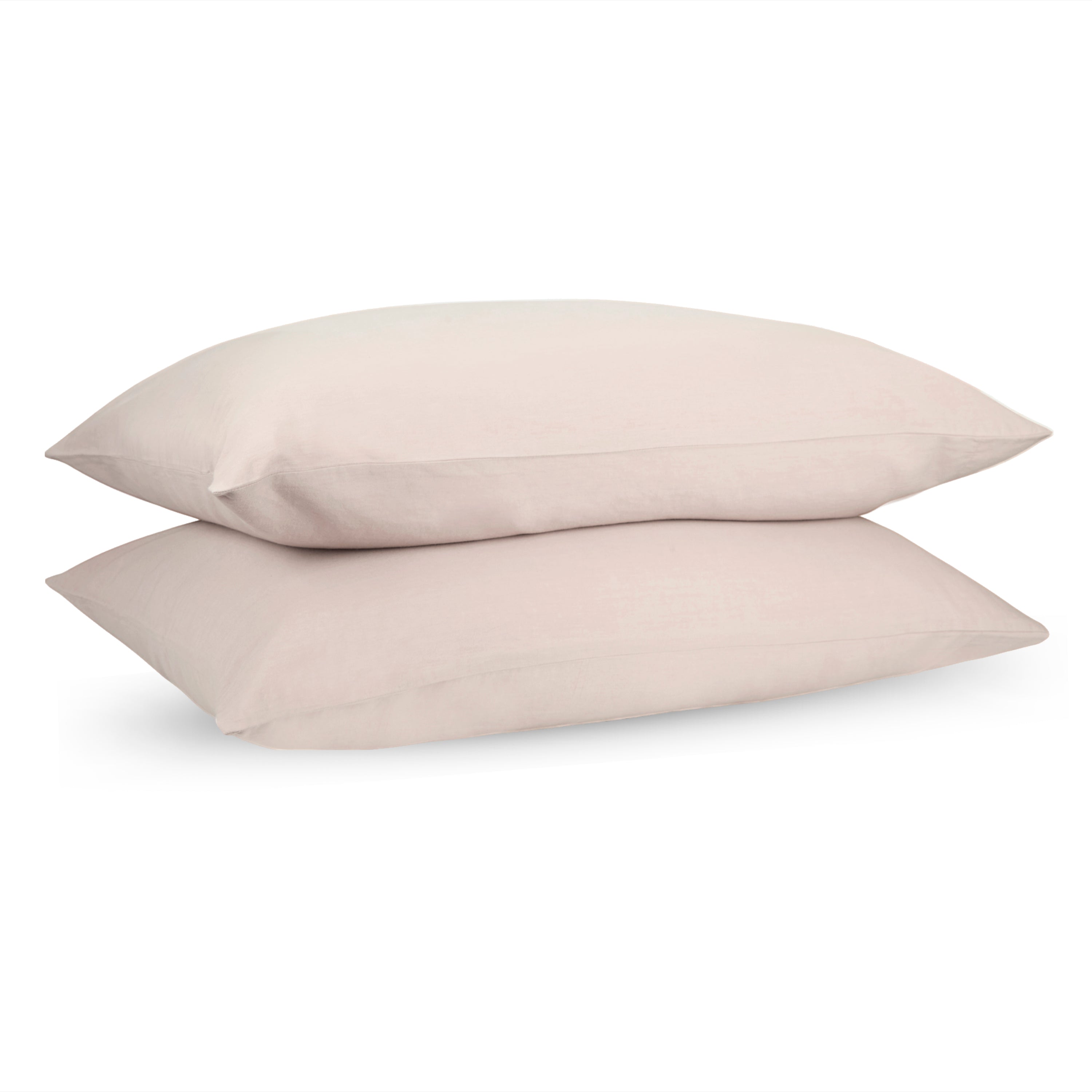 Terra Pink Percale Pillow Cases (Set of 2)