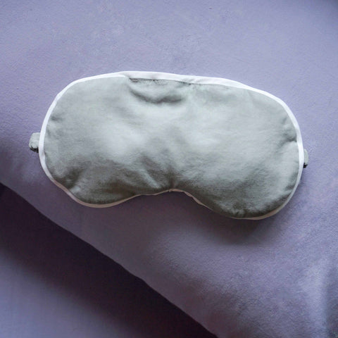 Rain Green Weighted Eye Mask