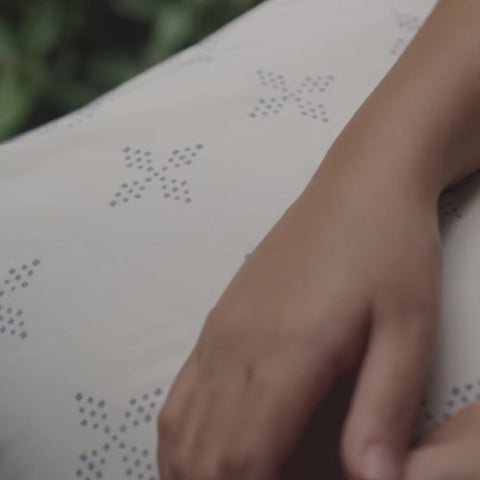 Tavam Hand Block Printed Cotton Bedsheet Set
