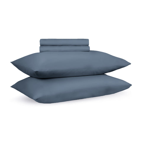 Blue Shadow TENCEL™ Bedsheet Set